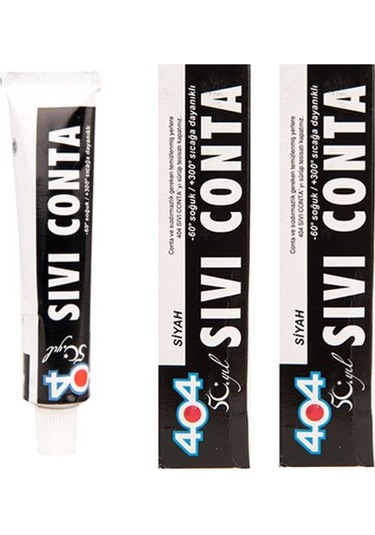 404 Sıvı Conta Siyah 45 Gr. 2 Adet