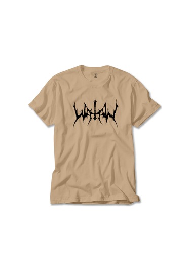Watain Logo Krem Tişört Krem
