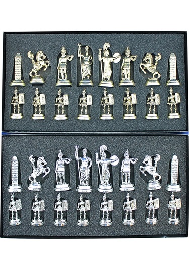 Satranç Taşı İsteyene Gifthome Orta Boy Metal Yunan Fi