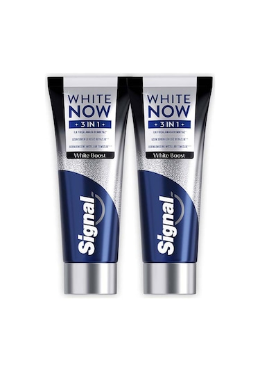 Signal White Now Diş Macunu 3 İn 1 White Boost 75 Ml X2