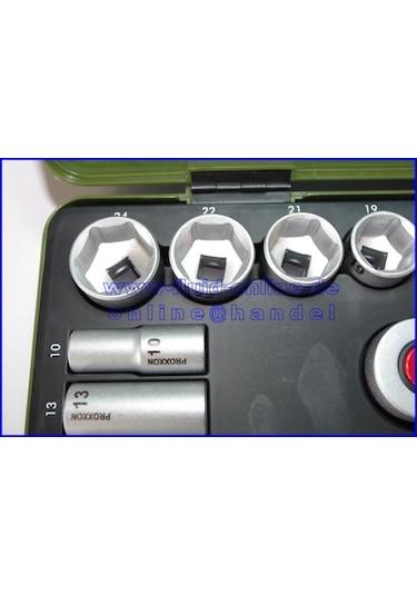 Proxxon 23282 3/8" Cırcır Kollu 47 Parçalı Lokma Ve Bits Takımı