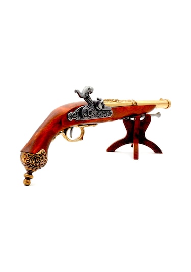 Denix Dekoratif Perküsyon Tabanca 38 Cm, Brescia İtalya 1825