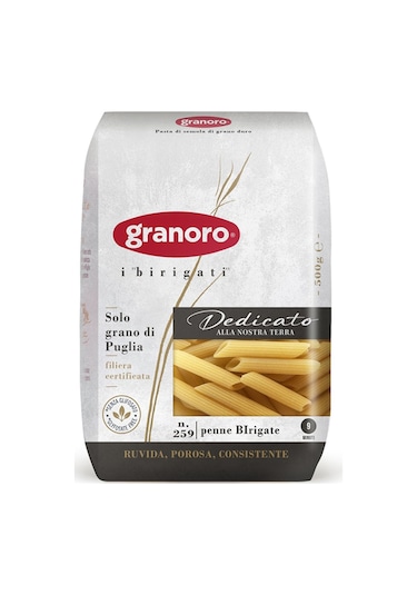 Granoro Dedicato Uzun Penne Brigate Granoro 500 G