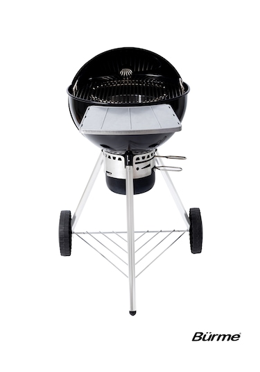Partner 45.05 Black Masalı Profesyonel Kömürlü Barbekü Siyah