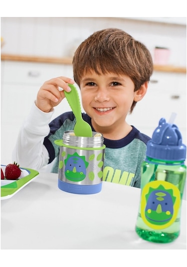 Skip Hop Zoo Paslanmaz Çelik Termos Dinozor