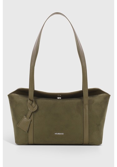 Süet Yeşil Bowling Omuz Çantası 270 Süet Yeşil