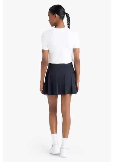 DeFactoFit İçi Taytlı Pileli Mini Etek E3501AX25SMBK81
