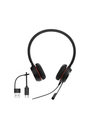 Jabra Evolve 30 Iı Duo Ns Usb-c/a Çağrı Merkezi Kulaklığı