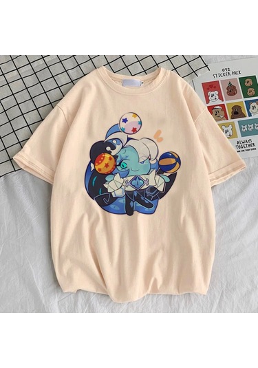 Snapbuy Kadın Gotik Kore Kıyafetleri - Kawaii Punk Streetwear Üniversite Trendybej Bej