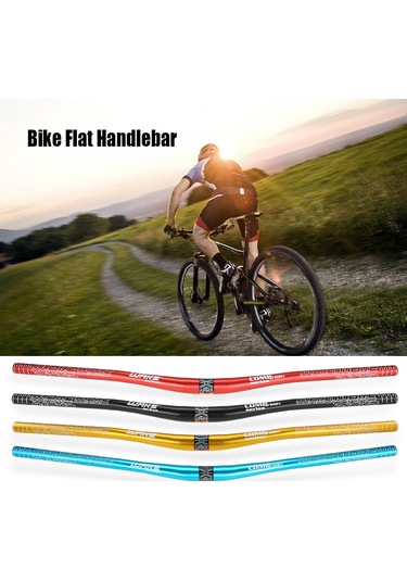 Folinda Mtb Dh Aluminyum 6061 Direksiyon Çubuğu 780mm 31.8mm, Hafif, Anti-çizik, Anodize Kaplama, Altın Rengi Çok Renkli