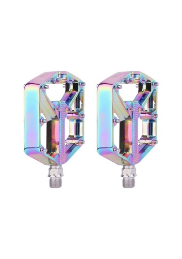Meroca Rainbow Alüminyum Platformlu Bisiklet Pedalı