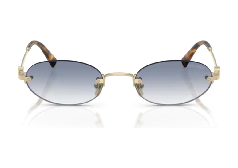 Mu Mua54s Zvn80o 51-20-140 Kadın Güneş Gözlüğü Altın