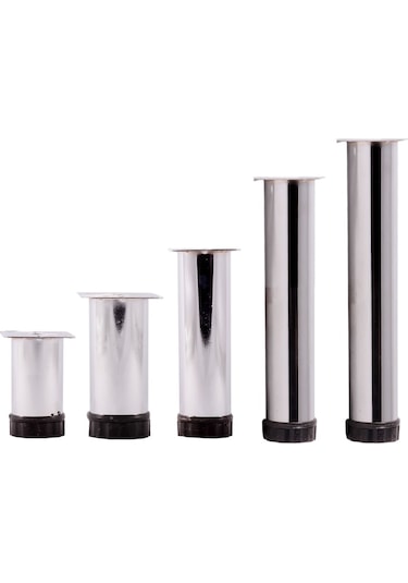 Ademkocplastik Adem Koç Plastik 42Mm Çaplı Tablalı Ayarlı Metal Ayak (4 Adet)