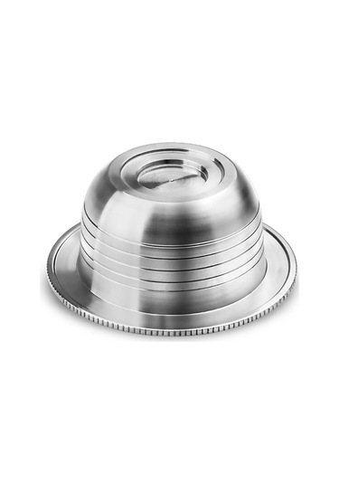 Leezsing Paslanmaz Çelik Kahve Kapsülleri Kaşık Fırçalı Doldurulabilir Kahve Kapsülleri Makineler İçin Yedek