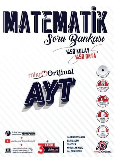 Ayt Matematik Mikro Orijinal Soru Bankası