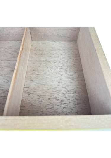 Puro Saklama Kutusu - Humidor Sarı/kareli