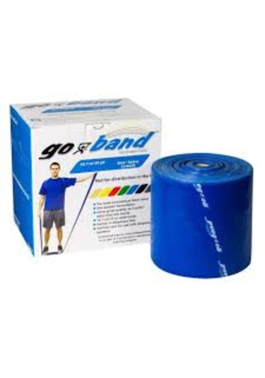 Cando Go-band Direnç Egzersiz Bandı Mavi Heavy 45.7 Mt -10-6424 Mavi