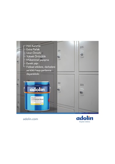 Adolin Rapid Endüstriyel Boya 2.5 Kg