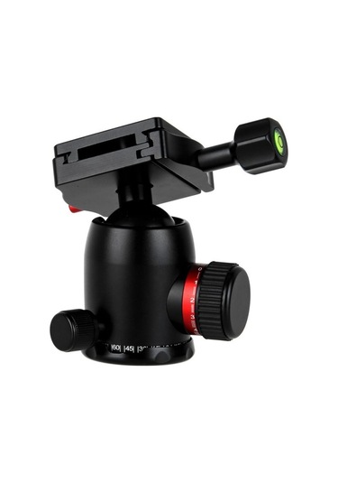 Jusino Bt-02 Profesyonel Tripod Kafası Aluminyum Siyah