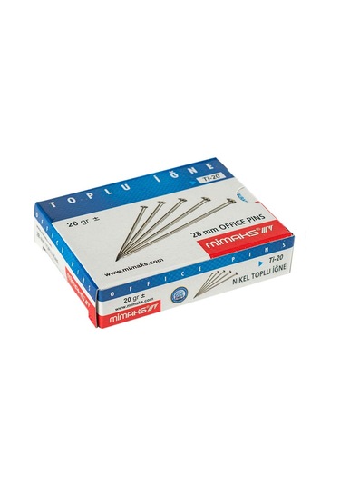 3 Adet Toplu İğne Ti20 Süper Nikel 3x20gr