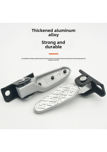 Youmex Elektrikli Araçlar İçin Katlanabilir Nylon Pedal Seti - Dayanıklı, Kolay Kurulum, Konfor Artırıcı - Yeni Ulusal Standart Uyumlu Vidalılar Dahil