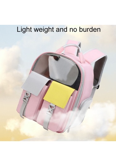 Evcil Hayvanlar Renkli Çift Omuz Çantası Kediler Ve Köpekler Kapsül Sırt Çantaları Taşıma Gezisi Model 6 Mavi