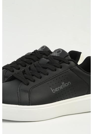 Benetton Kadın Spor Ayakkabı Siyah - Beyaz