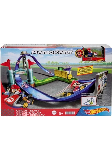 Nessiworld Hgk59 Hw Mario Kart Keskin Dönüşler Pist Seti /hot Wheels Çok Renkli