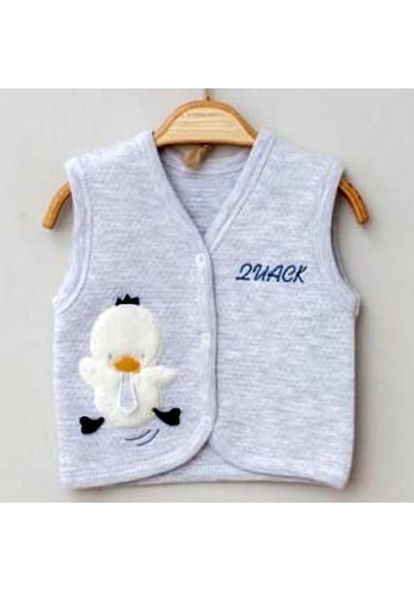 Gaye Bebe Bebek Yeleği 4462 Gri