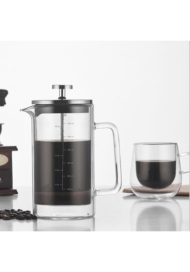 Pazly 20oz Çift Duvarlı Fransız Press Kahve Makinesi Yüksek Yoğunluklu H44475-600 Diğer