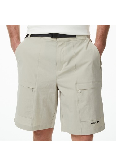 Unıted4 Slim Fit Erkek Krem Şort Ose