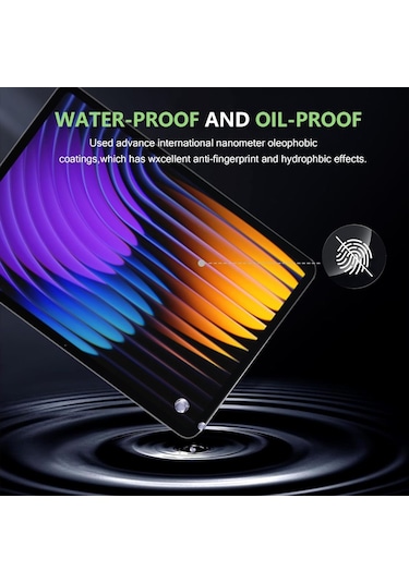 Samsung Uyumlu Galaxy Tab S10 Fe+ Plus 13.1inç Tablet Nano Ekran Koruyucu Kapaklı Kılıf