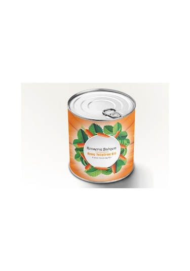 Konserve Bahçem Havuç Tohum Yetiştirme Kiti