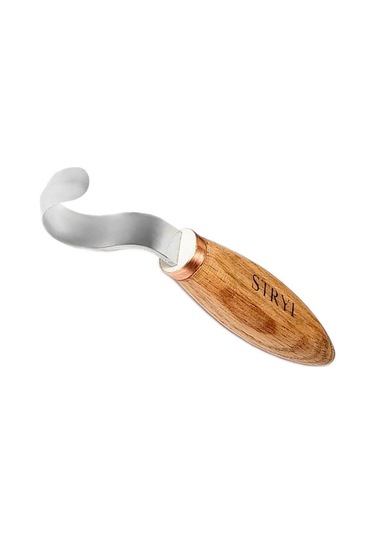 Stryı 150035 Çift Taraflı Ahşap Kaşık Oyma Bıçağı 35 Mm