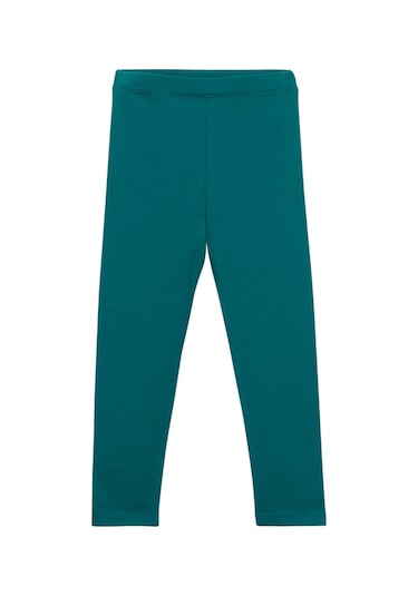 Lovetti Koyu Petrol Kız Çocuk Tam Boy Düz Basıc Tayt 5262P020 Koyu Petrol