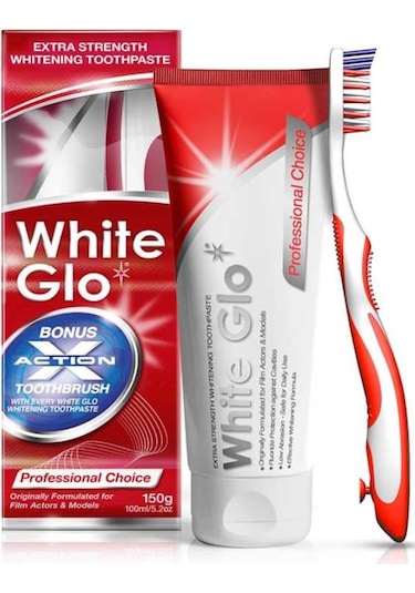 White Glo Beyazlatıcı Klasik Diş Macunu 150 G + Diş Fırçası