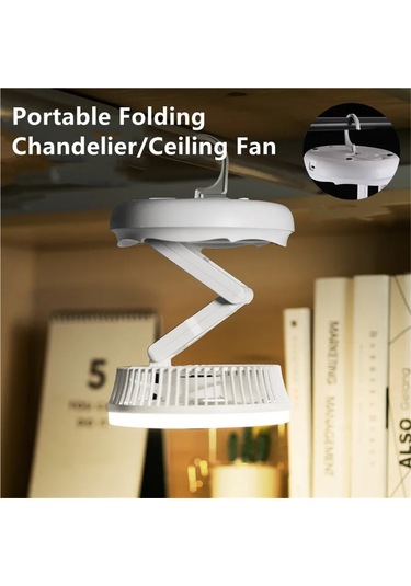 Jialan Usb Şarj Katlanabilir Masa Fanı Duvara Monte Tavanda