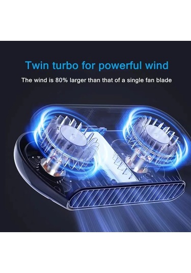 Usb Şarj Edilebilir Katlanır Fan Taşınabilir Bladeless Bebek Beyaz