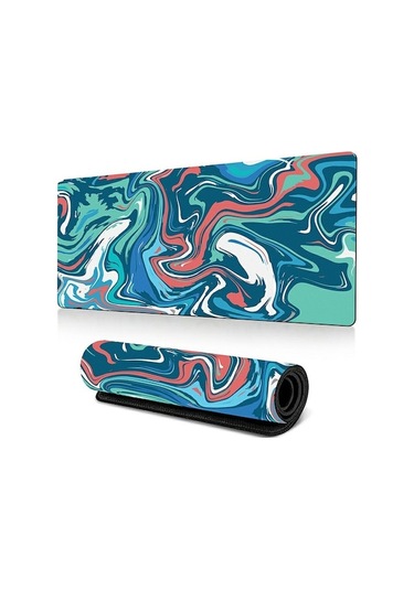 Cbtx 300 X 600 X 2mm Soyut Sıvı Desenli Mouse Pad Masa Büyük Mouse Mat - Stil H Stil H