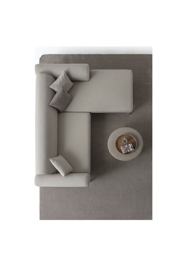 Rebull Köşe Koltuk Takımı Krem Antrasit