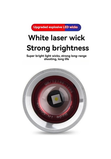 Led Güçlü Işık Uzun Menzilli El Feneri Açık Kamp Balıkçılık El