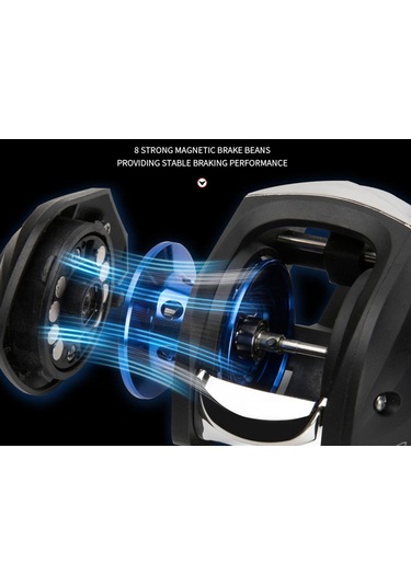 Homyl Baitcasting Reel Süper Kompakt 8kg Max Sağ-el Sağ El Çok Renkli