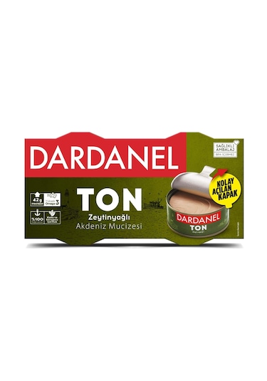 Dardanel Zeytinyağlı Ton Balığı 2x140 gr