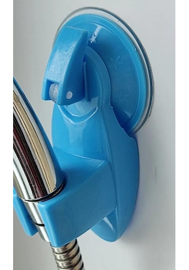 Skycity Mavi Plastik Süspansiyonlu Duş Başlığı Tutucusu - Konforlu Kullım, Kolay Kurulum, Açı Ve Yükseklik Ayarlamalı Mavi