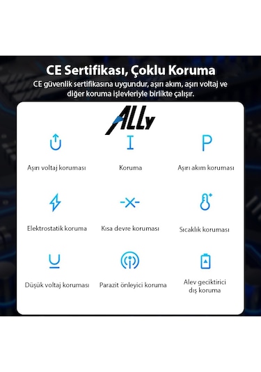 Ally Te-pd14 30w Type-c- Usb C Hızlı Şarj Adaptörü