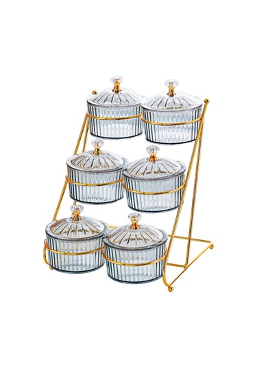 Homyl Kuru Meyve Tepsisi Çok Fonksiyonlu Raflı Fındık Gri