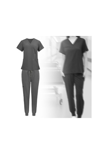 Suntek Hemşirelik Önlükleri Hemşireler Haftası Hastane M-gri