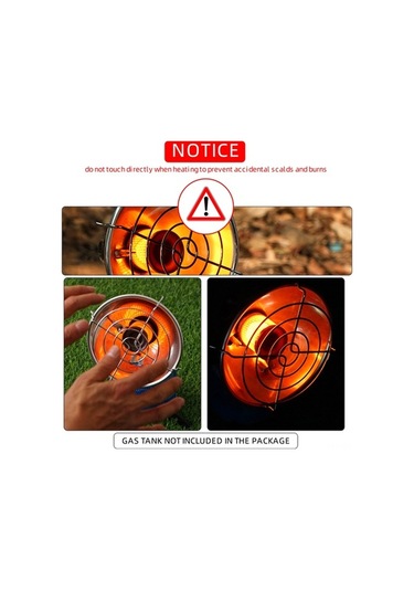 Flybuy Ve Taşınabilir Seyahatler Reedark Piknik, Paslanmaz Kamp Isıtıcısı İçin Gümüş Dijital Çelik Çadır Ateşlemeli - Pv Gümüş