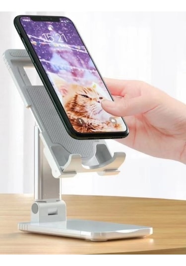 Evrensel Teleskopik Katlanabilir Telefon Tablet Standı