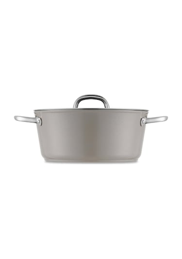 Jumbo Swiss Crystal Bej Derin Tencere 24 Cm Bej